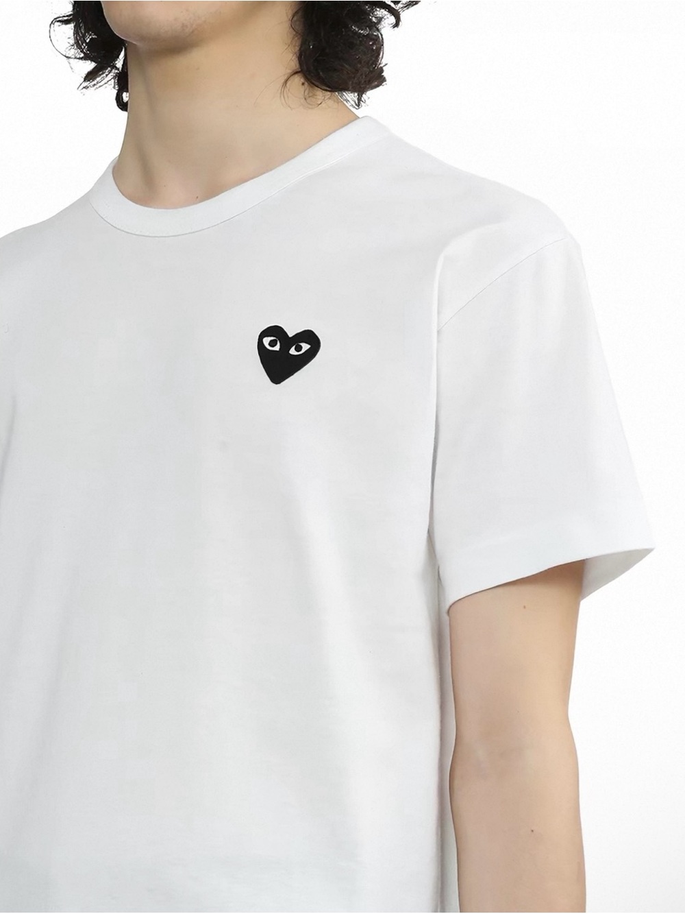Comme des Garcons PLAY Women's White Heart Logo Skirt